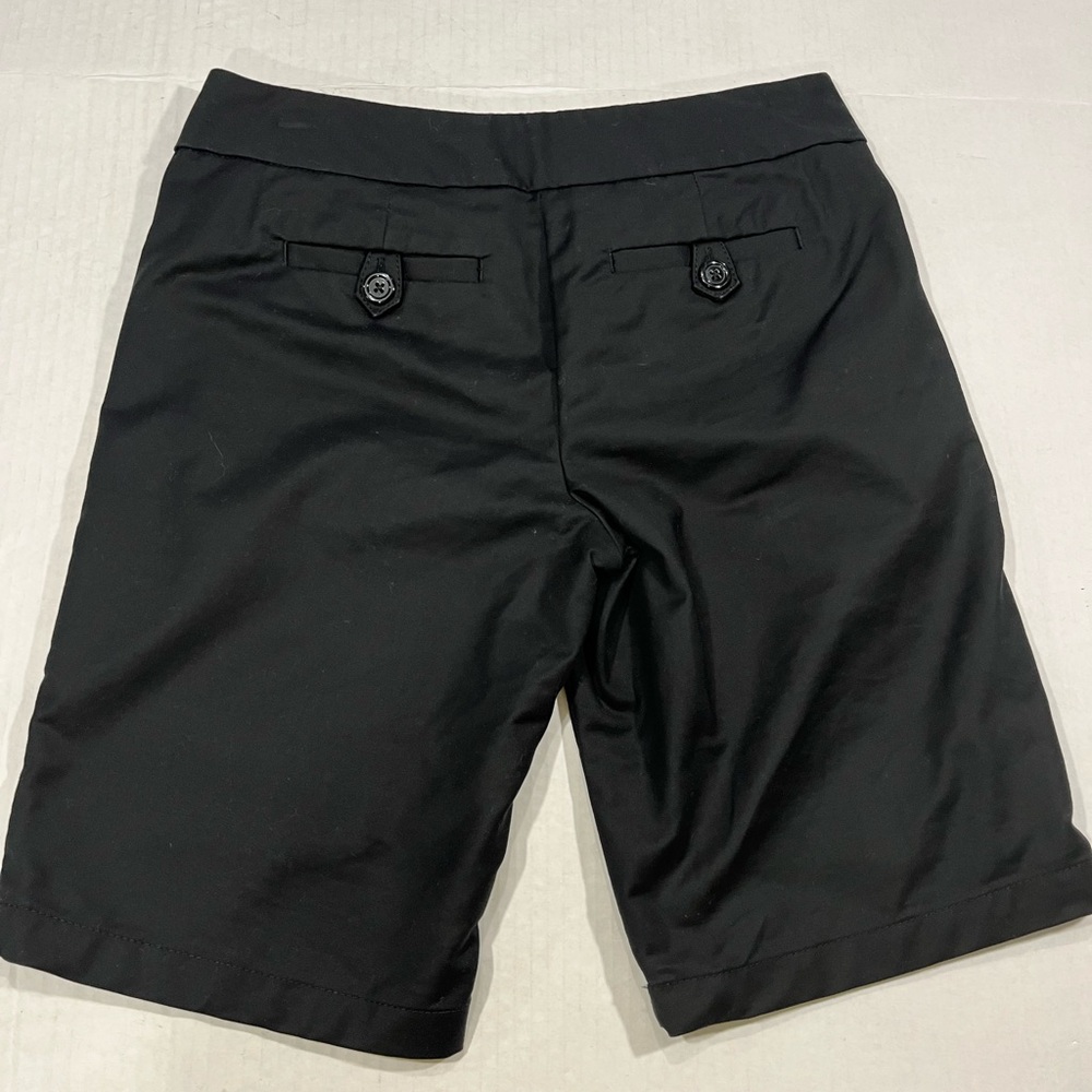 ANN TAYLOR SIGNATURE BLACK SHORTS - Picture 7 of 12